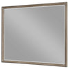 Lyni Dresser Mirror Washed Oak Gray Wood Frame Rectangular 40’’ BM338047