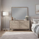 Lyni Dresser Mirror, Washed Oak Gray Wood Frame, Rectangular 40"