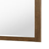 Reon Dresser Mirror Ash Brown Wood Frame Vertical Fluting 38’’ BM338050