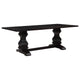 Akins 5pc Dining Table Set | Brown Pine Wood | Button Tufted Beige BM338064