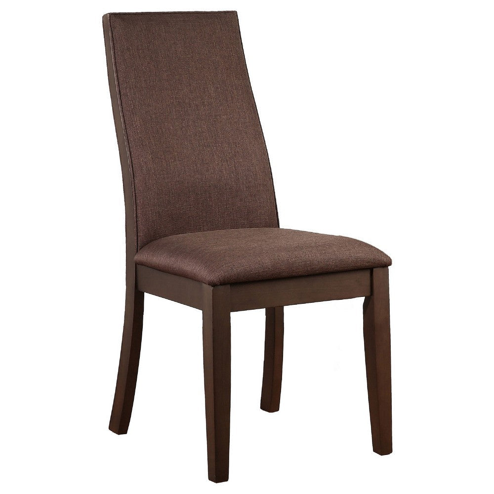 Zor 7pc Dining Set | 60-77’’ Extendable Table | 6 Chairs | Dark Brown BM338110