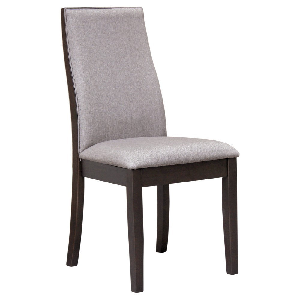 Zor 7pc Dining Set | 60-77’’ Extendable Table | 6 Chairs | Taupe Gray BM338112