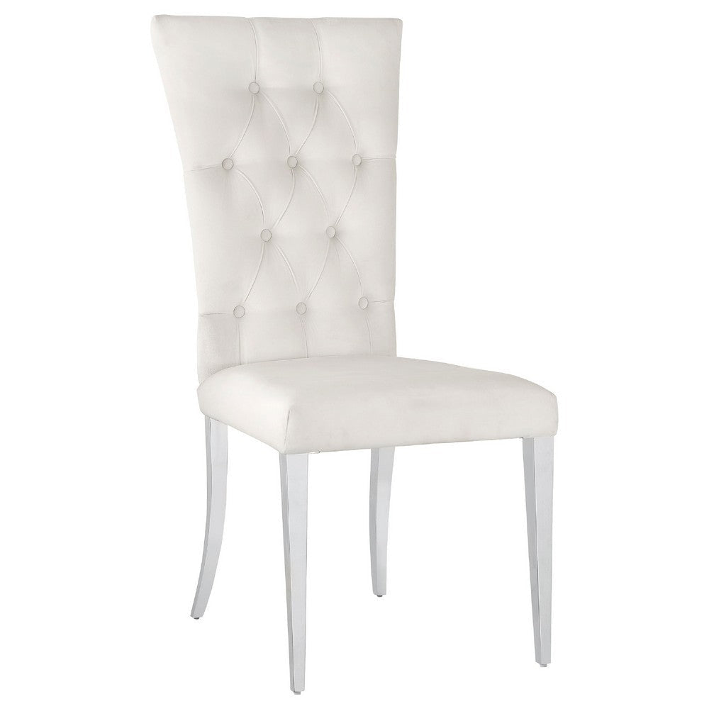 Kery 7pc Dining Table Set | Modern White Faux Marble | 6 Side Chairs BM338118