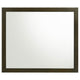 Wlly Dresser Mirror with Wide Frame | 39" Dark Brown Hardwood