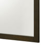 Wlly Dresser Mirror with Wide Frame | 39" Dark Brown Hardwood