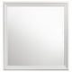 Nim Rectangular Dresser Mirror | Molded Trim Frame | 38’’ White Wood BM338138