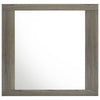 Fene Rectangular Dresser Mirror | Flat Glass | 38’’ Gray Oak Melamine BM338139