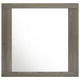 Fene Rectangular Dresser Mirror | Flat Glass | 38’’ Gray Oak Melamine BM338139