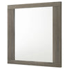 Fene Rectangular Dresser Mirror | Flat Glass | 38’’ Gray Oak Melamine BM338139