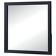Dex Rectangular Dresser Mirror | Non-Beveled Glass | Black Melamine BM338141