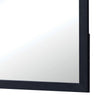 Dex Rectangular Dresser Mirror | Non-Beveled Glass | Black Melamine BM338141