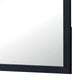 Dex Rectangular Dresser Mirror | Non-Beveled Glass | Black Melamine BM338141
