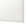 Dex Rectangular Dresser Mirror | Non-Beveled Glass | White Melamine