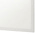 Dex Rectangular Dresser Mirror | Non-Beveled Glass | White Melamine