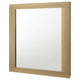 Hyle Rectangular Dresser Mirror | Italian-Inspired Design | Brown Wood BM338145