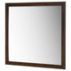 Yels Dresser Mirror | Squared Corners | Flat Glass Design | Brown Wood BM338147