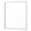 Dle Rectangular Dresser Mirror | Flush Frame | Flat Glass | White Wood BM338148