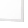 Dle Rectangular Dresser Mirror | Flush Frame | Flat Glass | White Wood BM338148