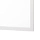 Dle Rectangular Dresser Mirror | Flush Frame | Flat Glass | White Wood BM338148