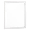 Dle Rectangular Dresser Mirror | Flush Frame | Flat Glass | White Wood