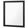 Dle Rectangular Dresser Mirror | Flush Frame | Flat Glass | Black Wood BM338149
