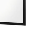 Dle Rectangular Dresser Mirror | Flush Frame | Flat Glass | Black Wood BM338149