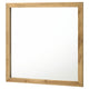 Wemy Rectangular Dresser Mirror | Flat Glass | Natural Pine Wood BM338150
