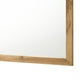 Wemy Rectangular Dresser Mirror | Flat Glass | Natural Pine Wood BM338150
