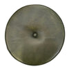 Gevy Counter Height Stool | Round Green Leather Seat with Black Iron Base