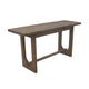 Homa Counter Table | Antique Natural Finish | Modern Arched Base 72"