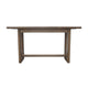 Homa Counter Table | Antique Natural Finish | Modern Arched Base 72’’ BM338170
