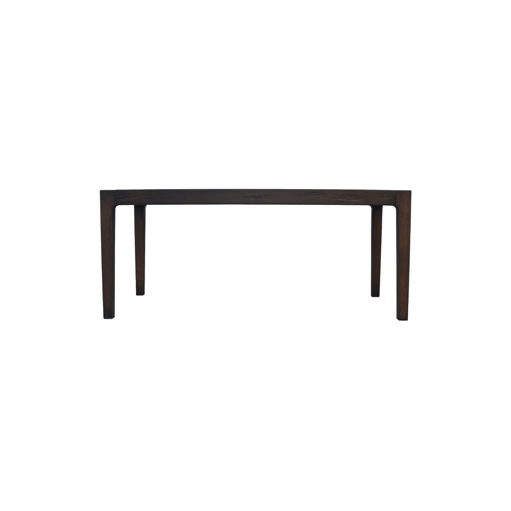 Geni Dining Table | 71" Rectangular Top | Parsons Style Java Gray