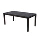 Geni Dining Table | 71" Rectangular Top | Parsons Style Java Gray