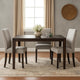Geni Dining Table | 71" Rectangular Top | Parsons Style Java Gray