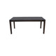 Geni Dining Table | 71" Rectangular Top | Parsons Style Java Gray