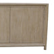 Zery Sideboard Cabinet w 3 Doors in Brushed White Pine Wood | 83’’ BM338183