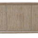 Zery Sideboard Cabinet w 3 Doors in Brushed White Pine Wood | 83’’ BM338183