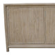 Zery Sideboard Cabinet w 3 Doors in Brushed White Pine Wood | 83’’ BM338183