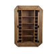 Selo Tall Curio Cabinet | 6 Shelves | 79’’ Farmhouse Antique Brown BM338187