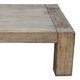 Mao Coffee Table | 51’’ Rectangular Top with Chunky Legs | Rustic Brown BM338191