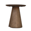 Rela Side End Table | 22’’ Round Top w Tapered Base | Antique Brown BM338198