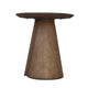 Rela Side End Table | 22’’ Round Top w Tapered Base | Antique Brown BM338198
