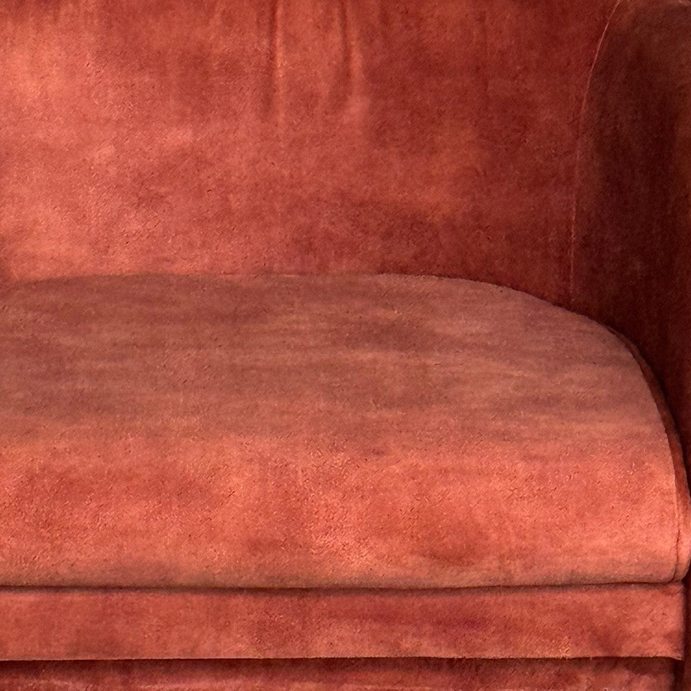 Gela Dining Chair | Three Legged Barrel Accent Sides | Maroon Red BM338208