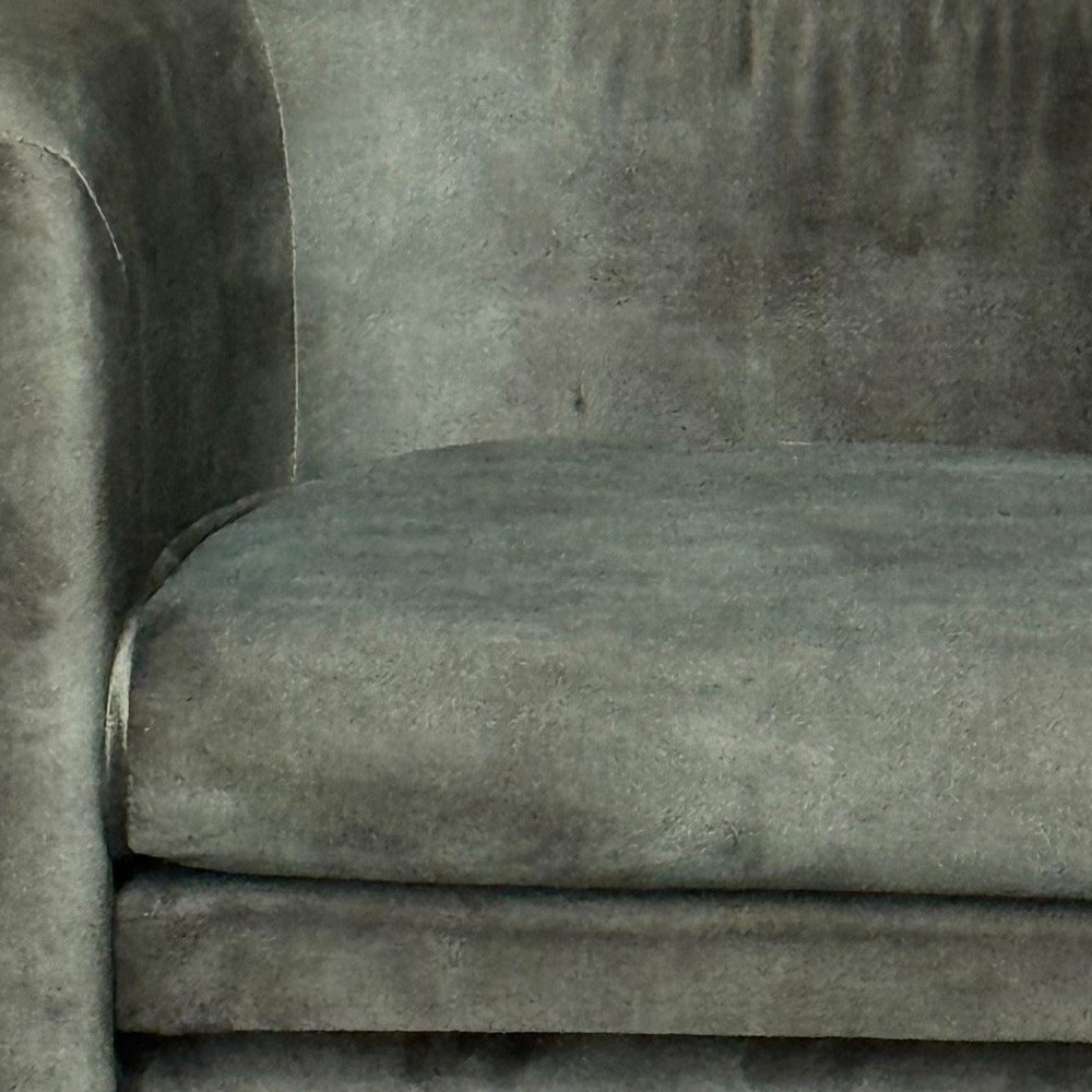 Gela Dining Chair | Three Legged Barrel Accent Sides | Rainforest Green BM338209