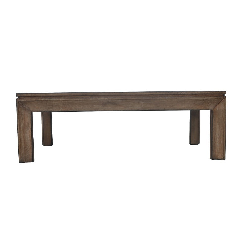 Moa Coffee Table | 54’’ Rectangular Top | Antique Natural Brown BM338218