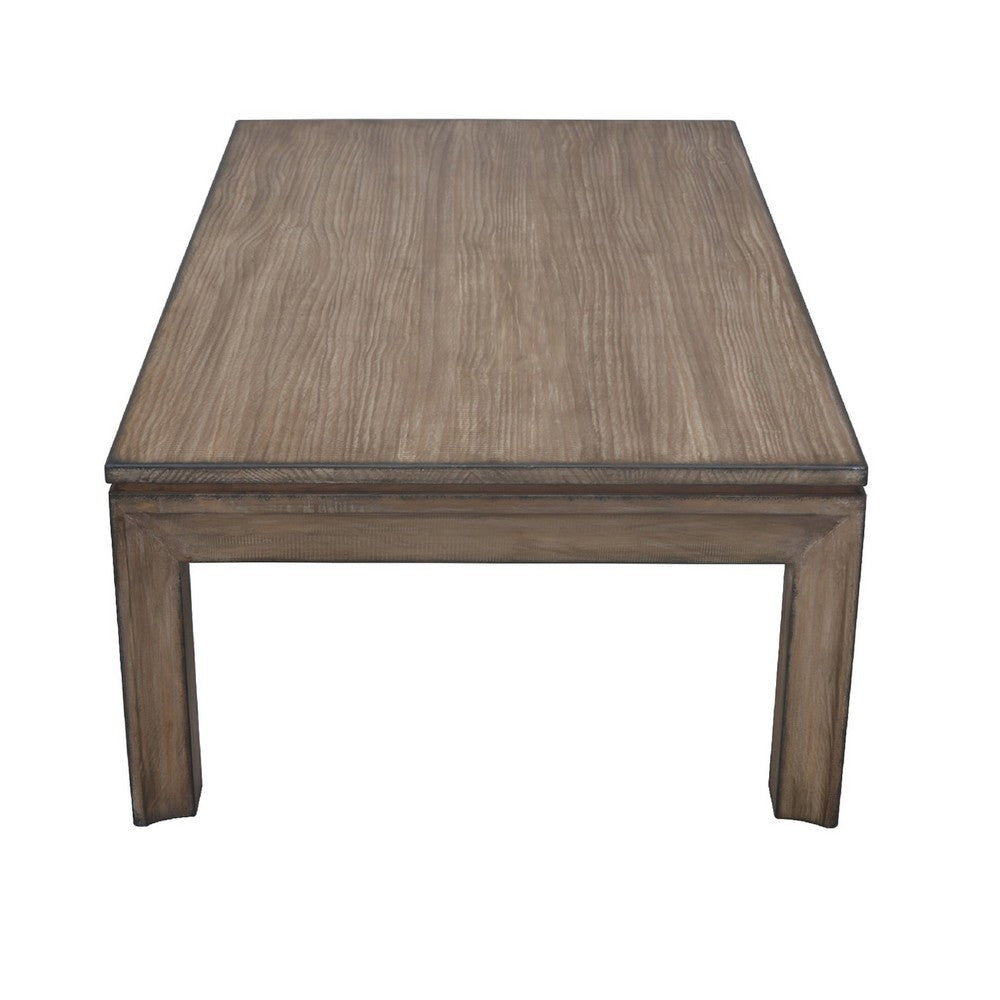 Moa Coffee Table | 54’’ Rectangular Top | Antique Natural Brown BM338218