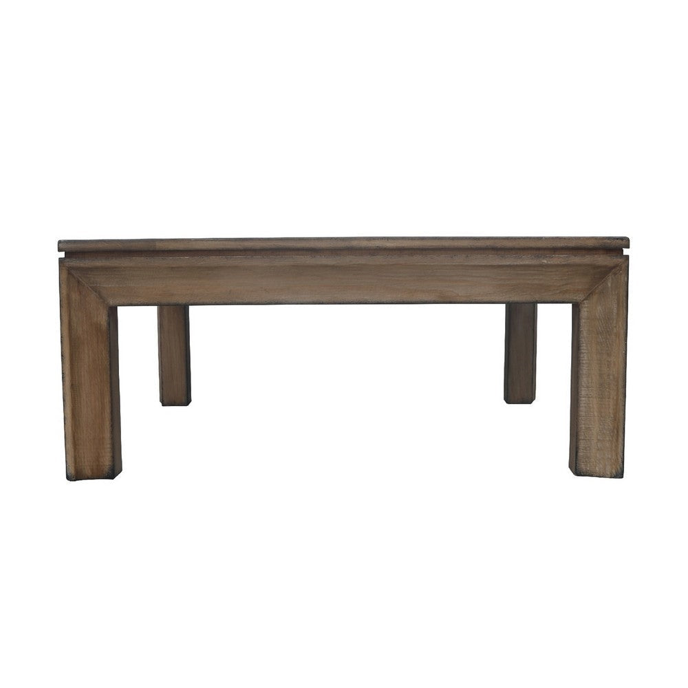 Moa Coffee Table | 42’’ Square Top | Antique Natural Brown BM338219