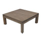 Moa Coffee Table | 42" Square Top | Antique Natural Brown