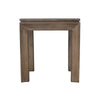 Moa Side End Table | 22’’ Square Top | Antique Natural Brown BM338220