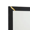 Cid Exie Mirror | Black Frame | 41’’ High Gloss Finish | Gold Accents BM338222